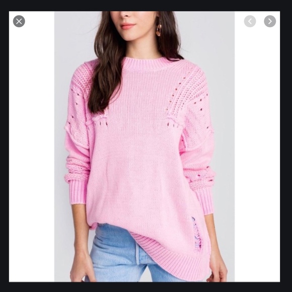 Corone Sweater in Seashell Pink - Picture 1 of 2